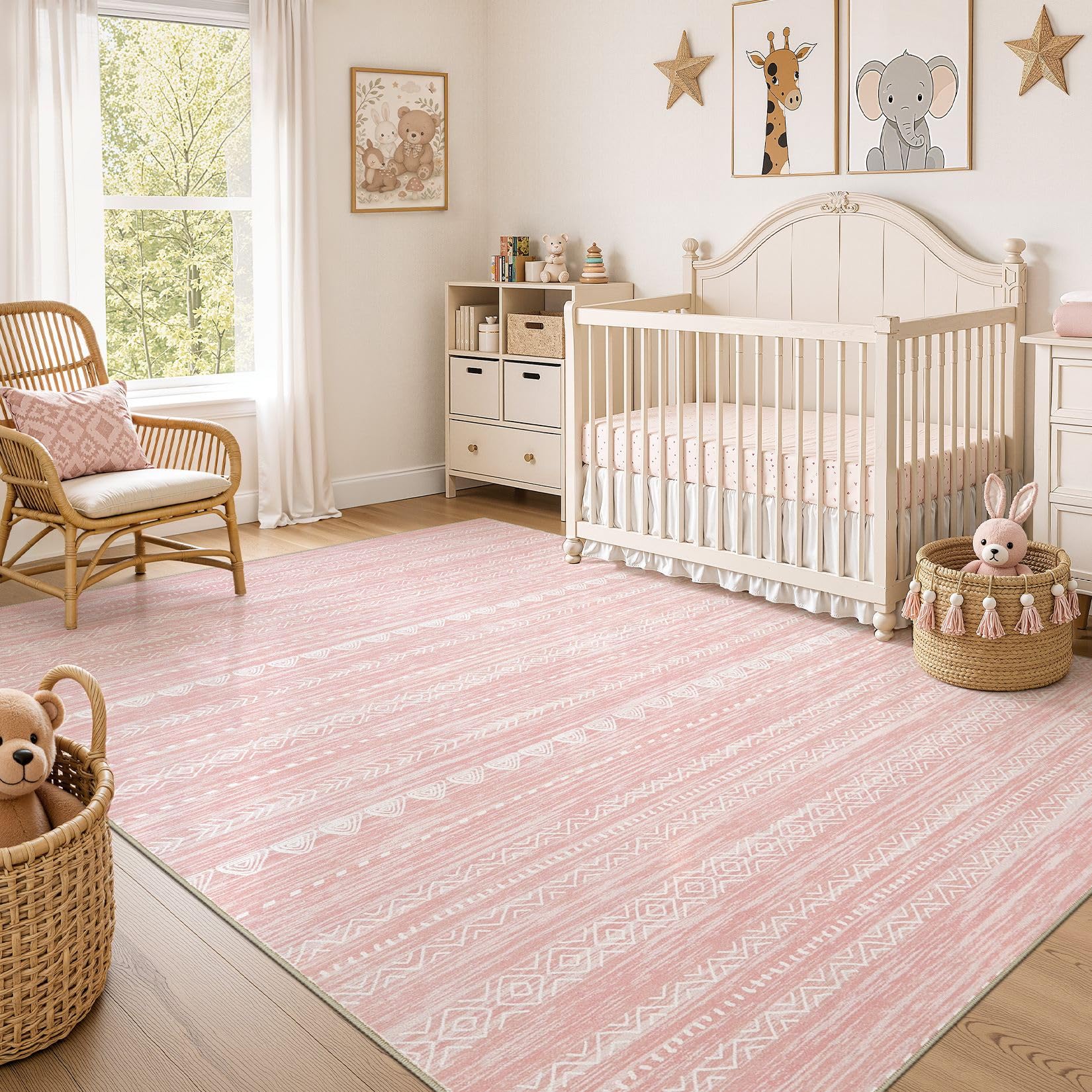 Nakagishi tapis face avant design bohème, apporte style et douceur