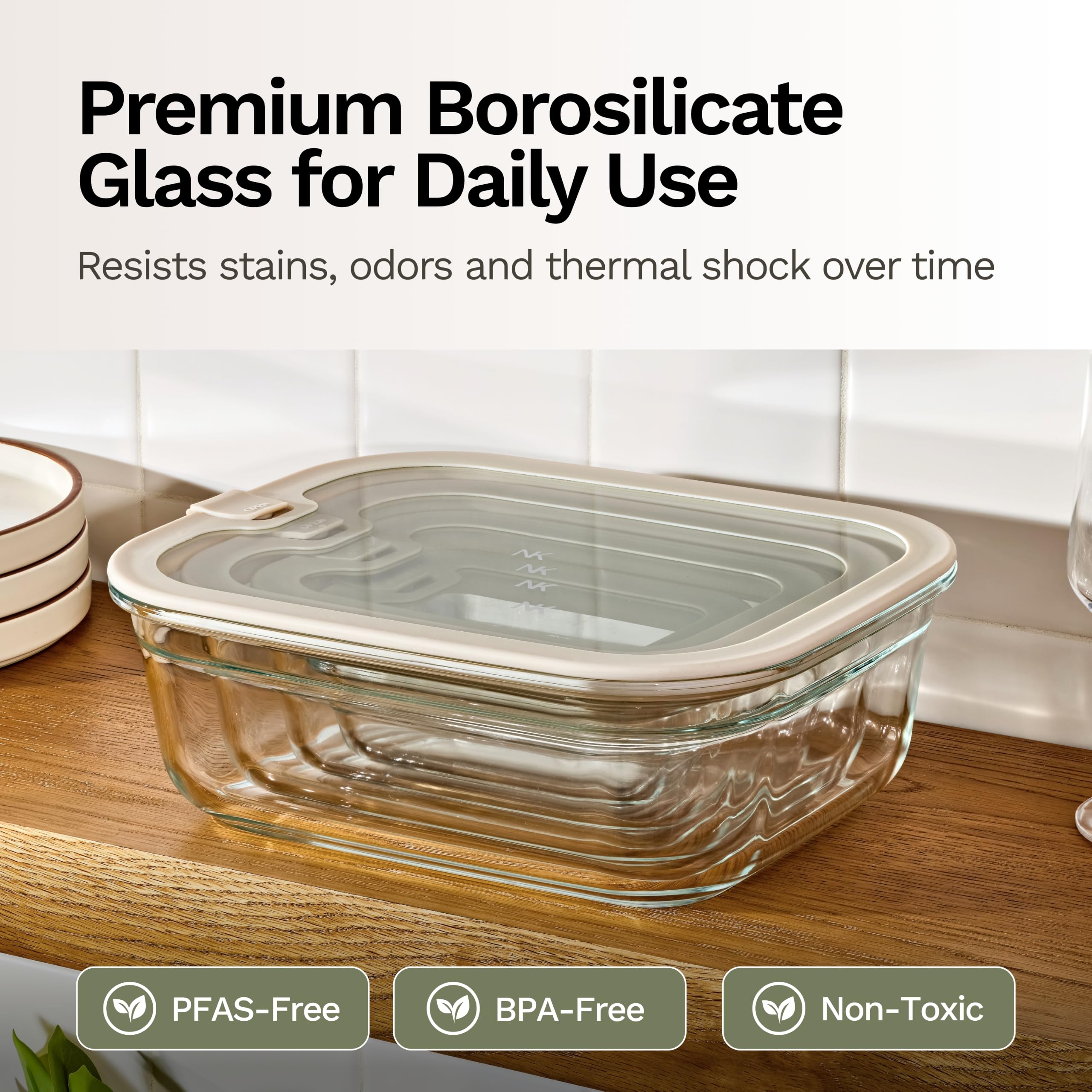 Naked Kitchen verre transparent révélant contenu pour réduire gaspillage alimentaire