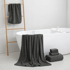 NALIVO gros plan fibres microfibre absorbantes et douces