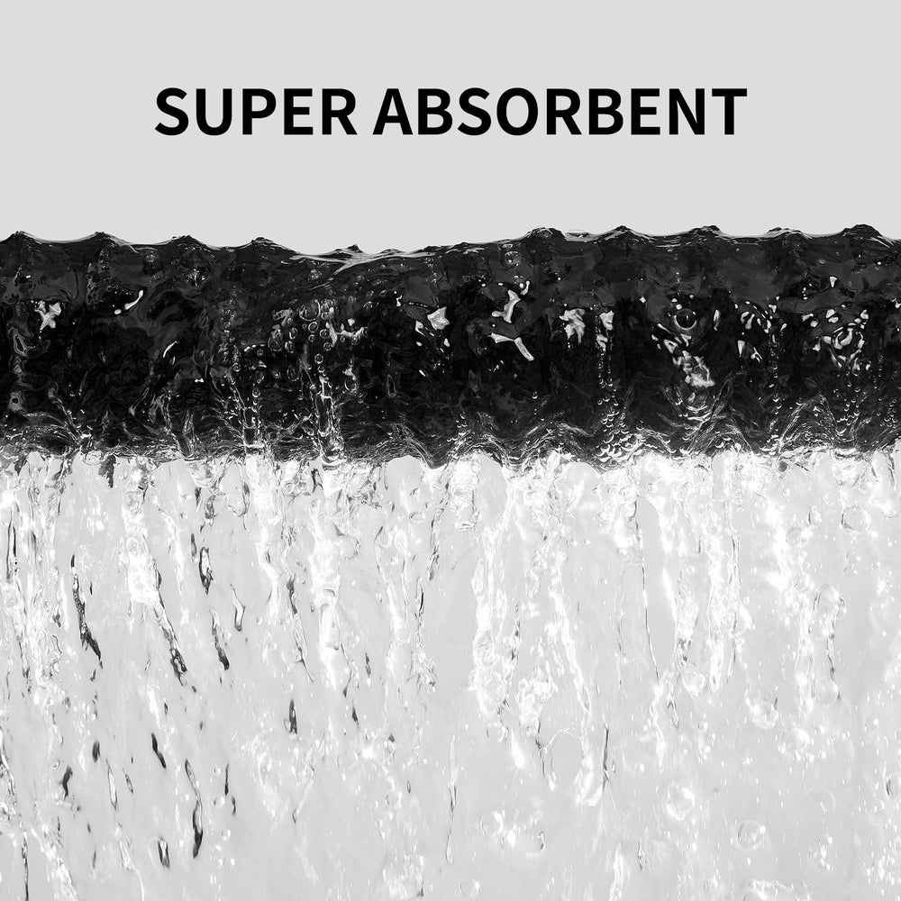 NALIVO personne s'essuyant démontrant absorption efficace après douche