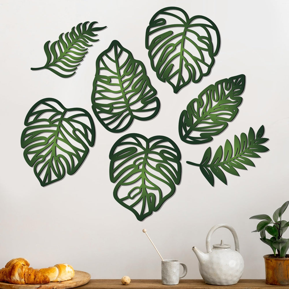 Namalu ensemble face montrant les sept feuilles, accent naturel instantané