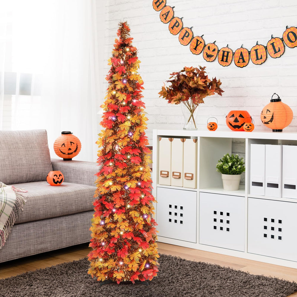 N&T NIETING arbre éclairé montrant modes LED, ambiance ajustable