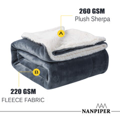 NANPIPER gros plan flanelle, texture soyeuse pour confort