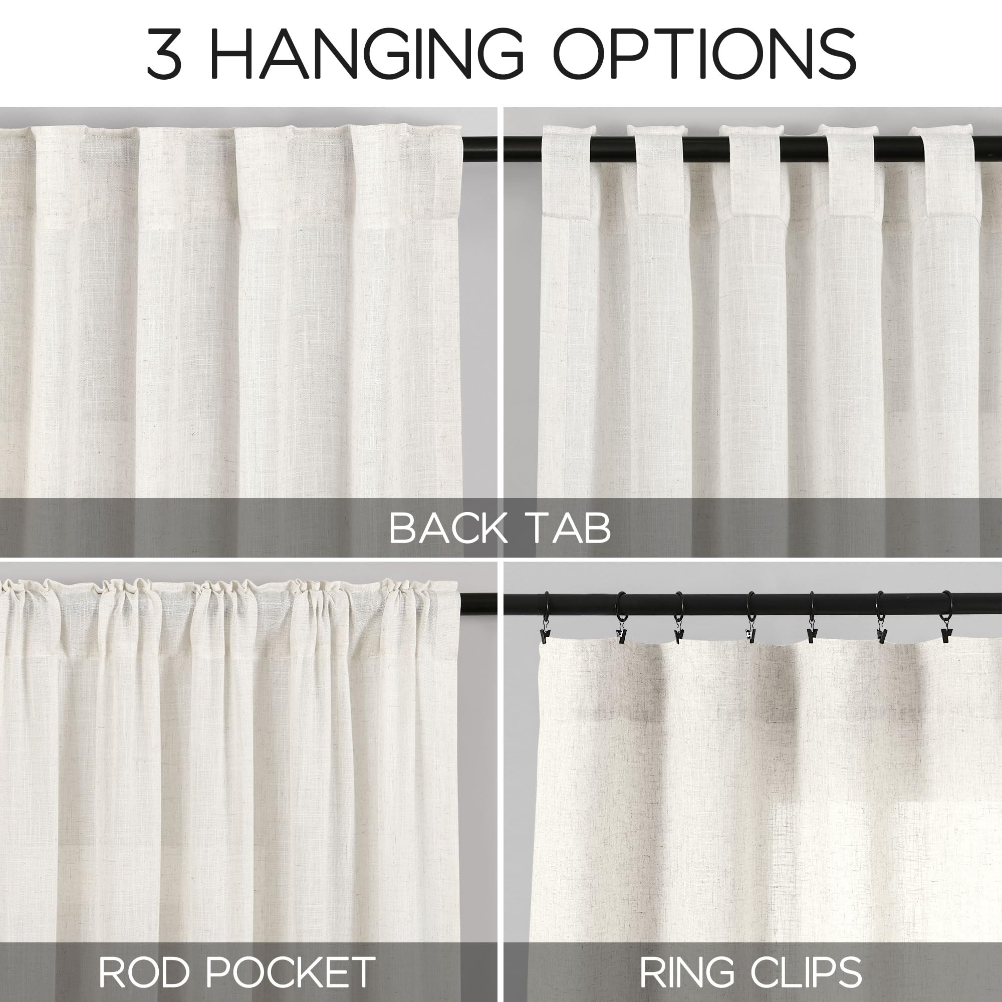 Nanspring gros plan texture lin blend qui apporte aspect naturel et toucher doux