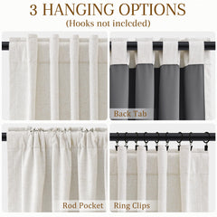 Nanspring détail du haut avec poche de tringle et options de suspension