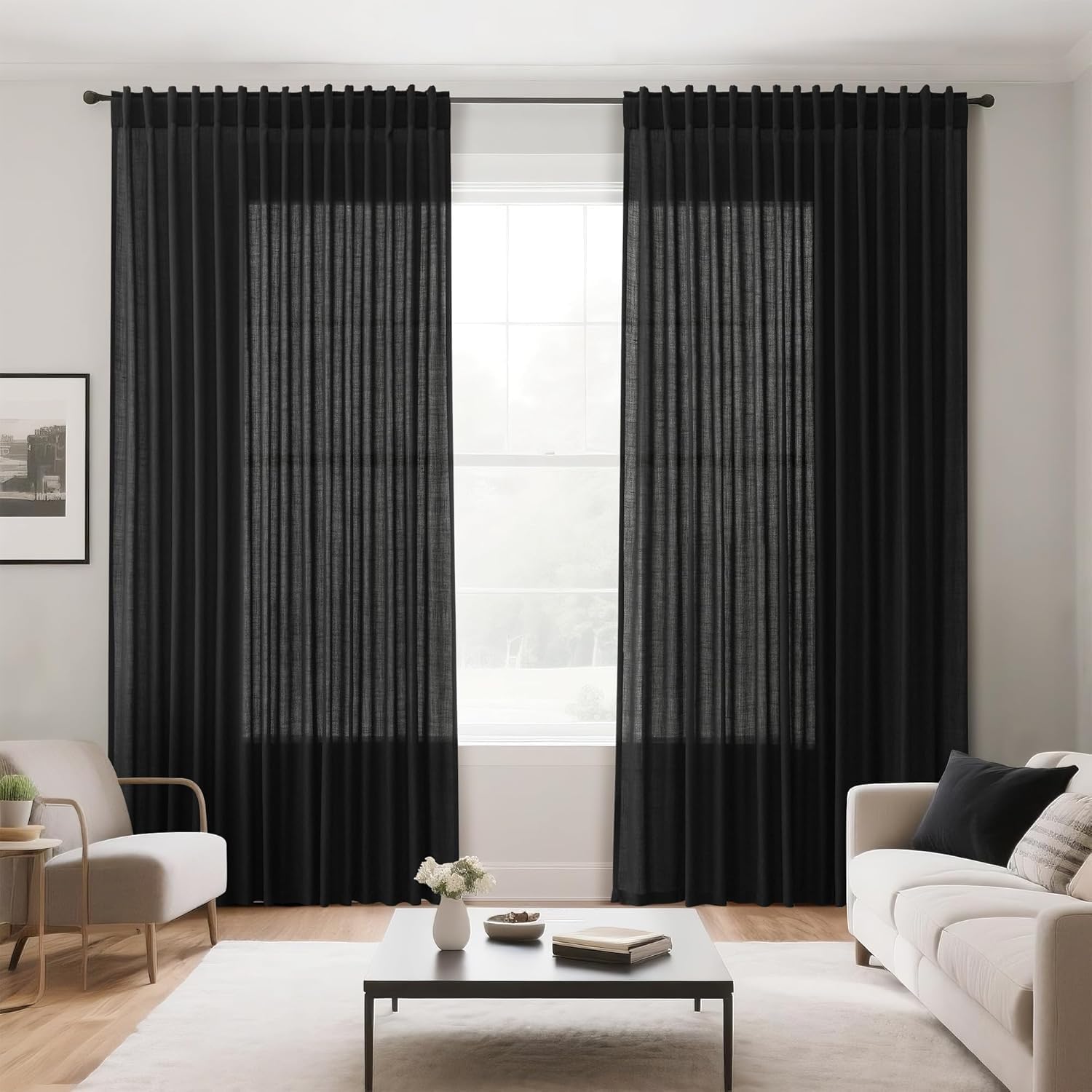 Nanspring tissu en contre-jour filtre lumière crée atmosphère douce