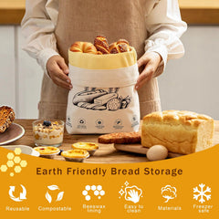 NANYI détail fermeture sac assurant maintien du pain et facilité d'usage