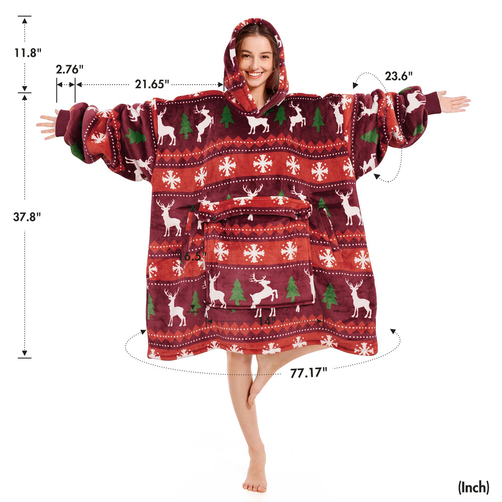 Narecte capuche oversize portée pour protection et cocooning