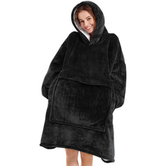 Narecte vue avant du sweat couverture montrant coupe oversize et longueur