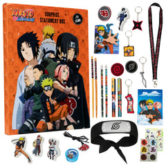 NARUTO calendrier de l'Avent face avant colorée montrant le packaging attractif pour fans