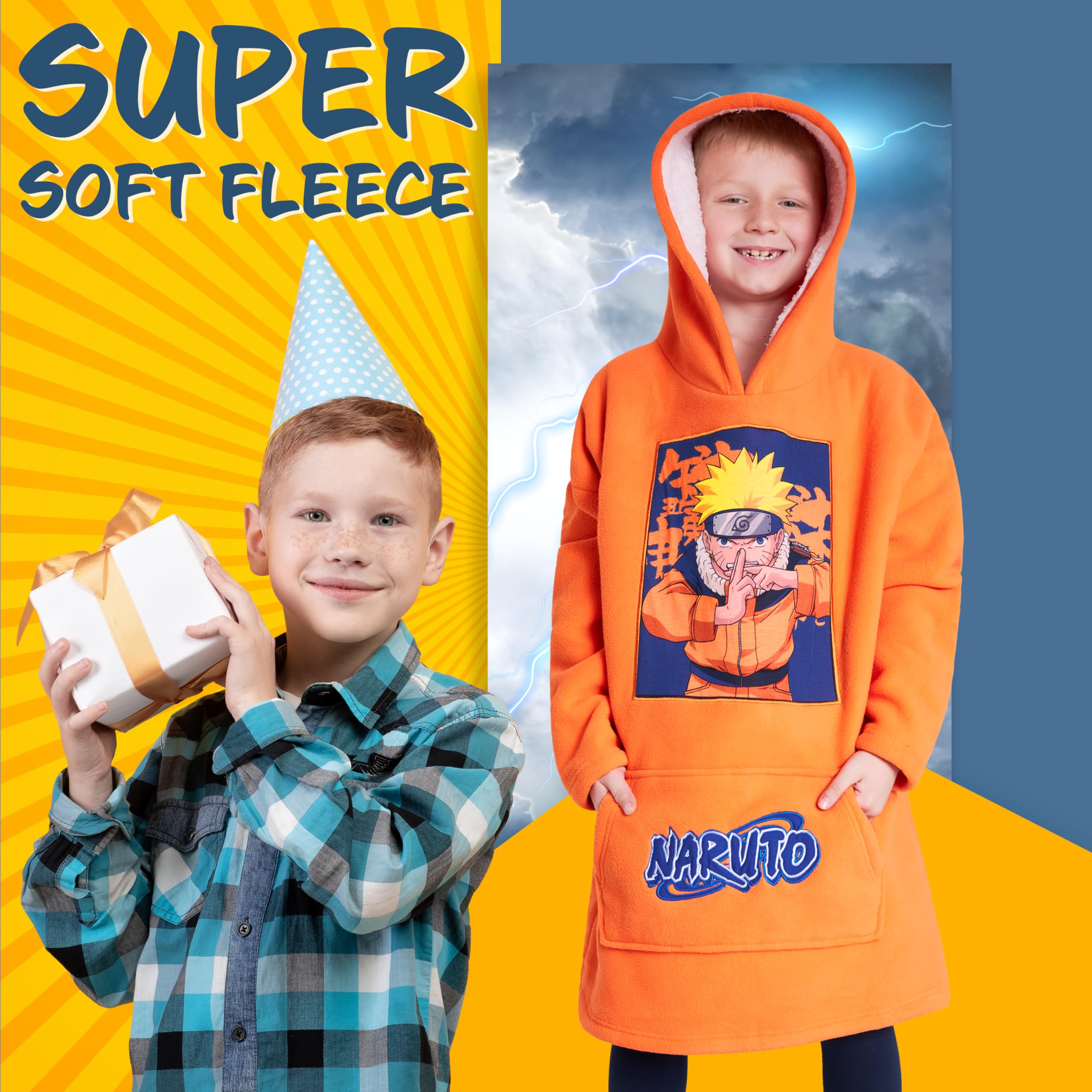 naruto gros plan doublure sherpa douce pour chaleur et moelleux
