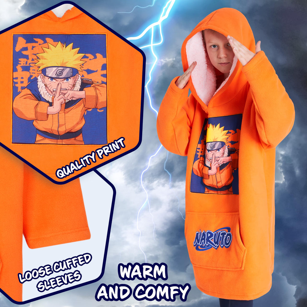 naruto porté sur canapé par un adolescent pour détente cosy