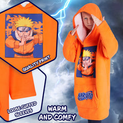 naruto porté sur canapé par un adolescent pour détente cosy