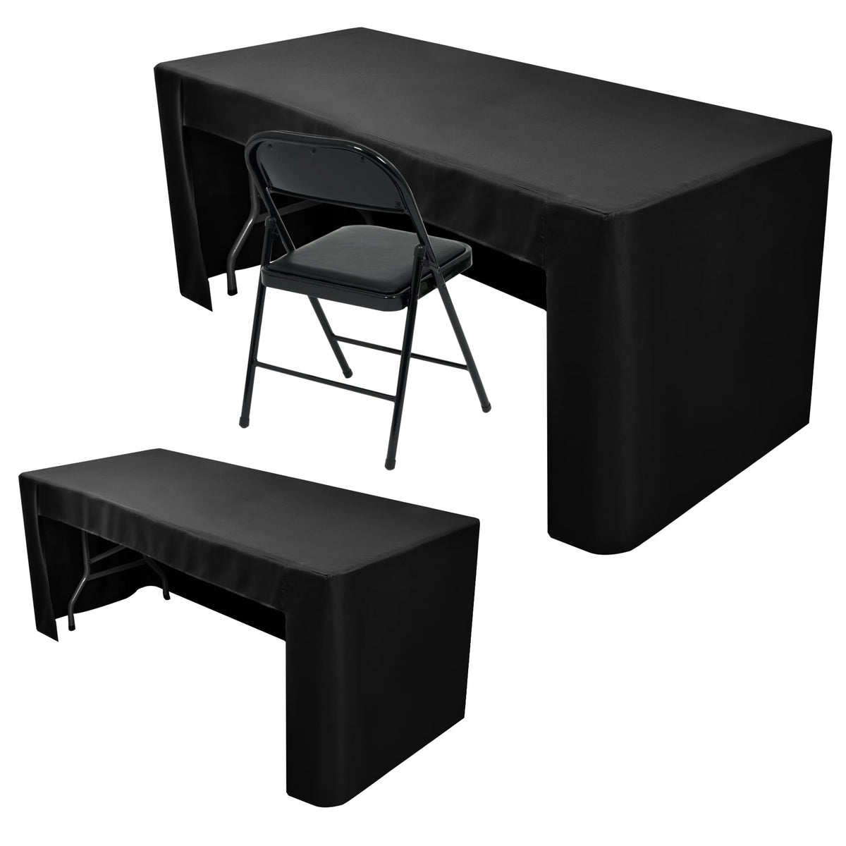 Nasitos housse devanture pour table 8 pieds, offre un rendu professionnel