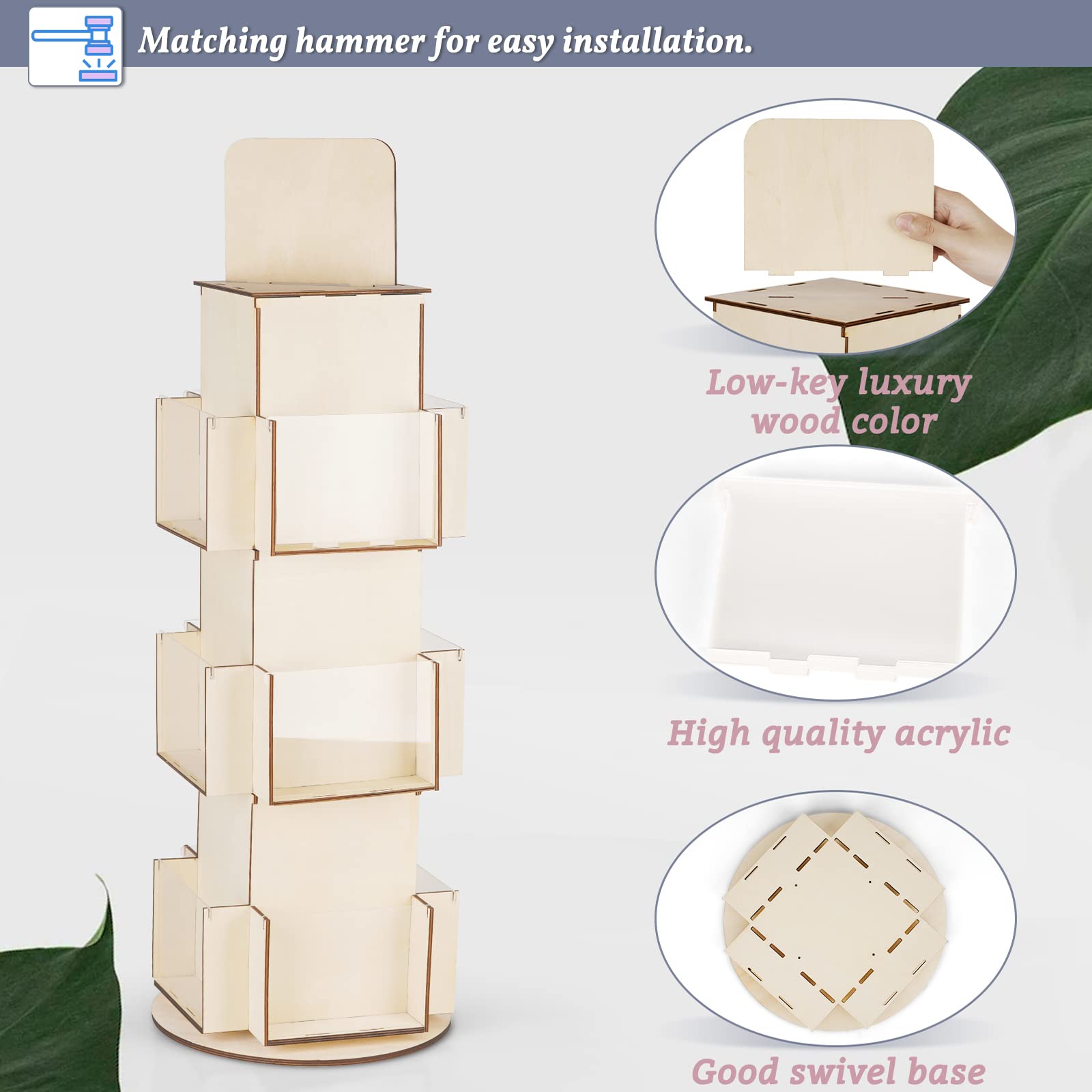 Natheeph comparaison taille montrant cartes 5x7 et pochettes compatibles