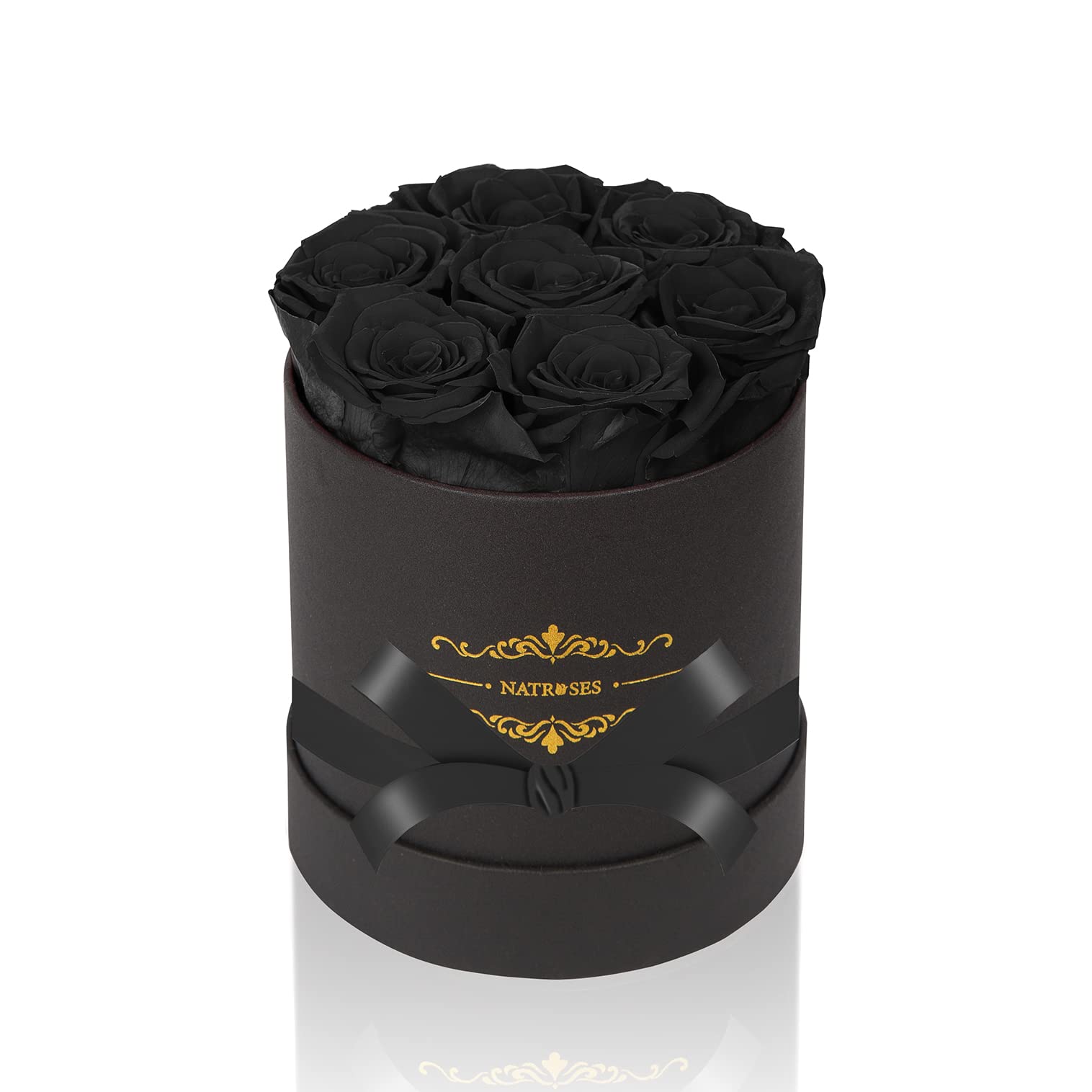 NATROSES coffret avant noir élégant prêt à offrir, présente un cadeau durable