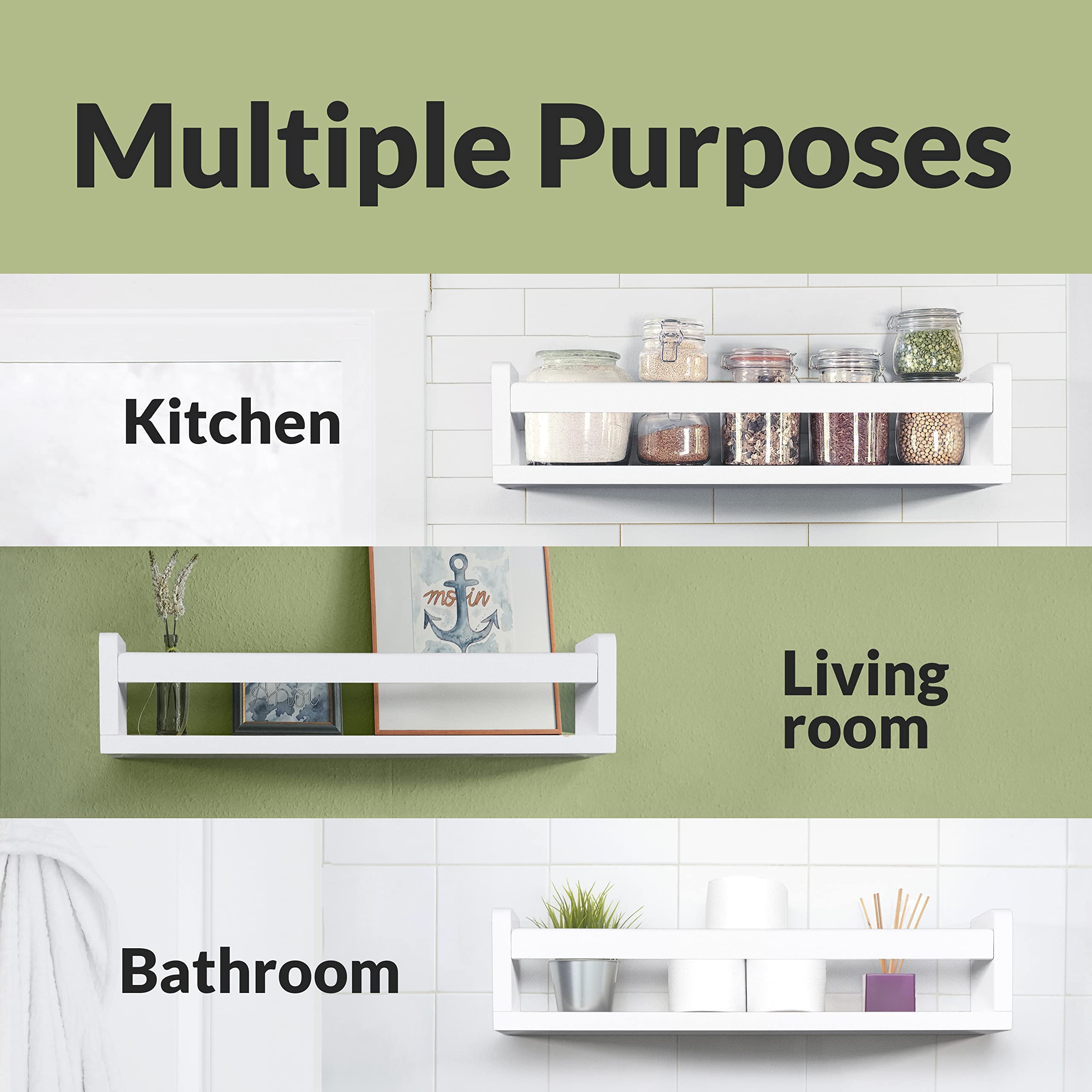 NATURE SUPPLIES kit de montage avec vis et chevilles inclus, installation simple et rapide
