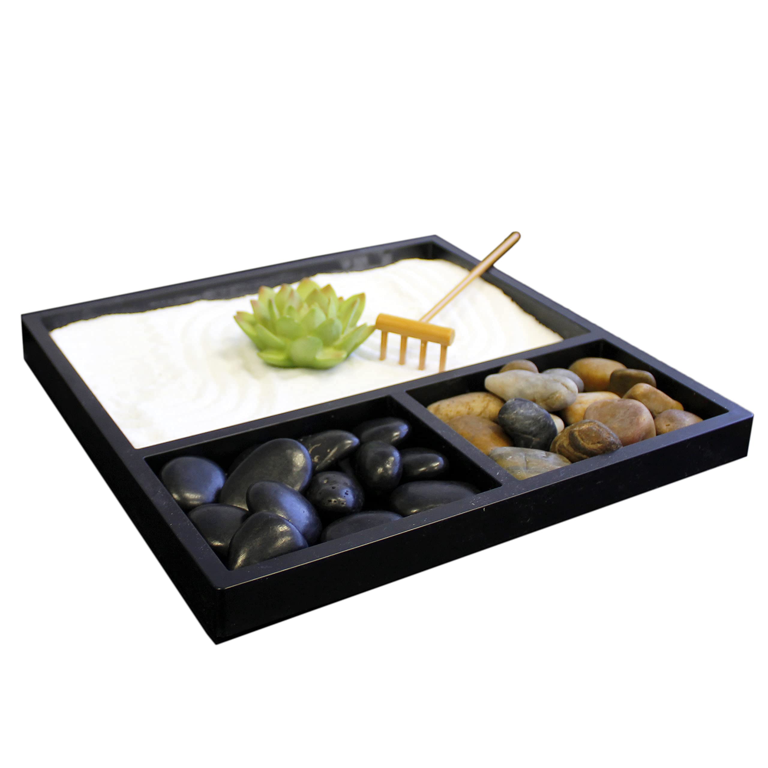 Nature's Mark râteau en usage geste relaxant favorisant concentration