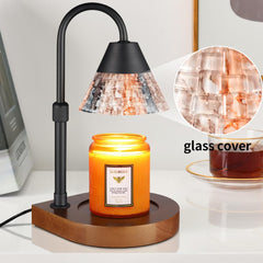 nawaza lampe avec bougie en pot en usage diffusant parfum sans flamme