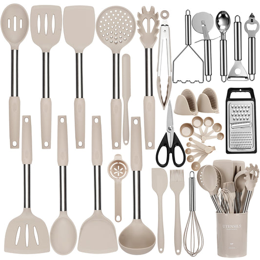 NCUE vue d'ensemble du coffret 35 pièces pratique pour équiper la cuisine