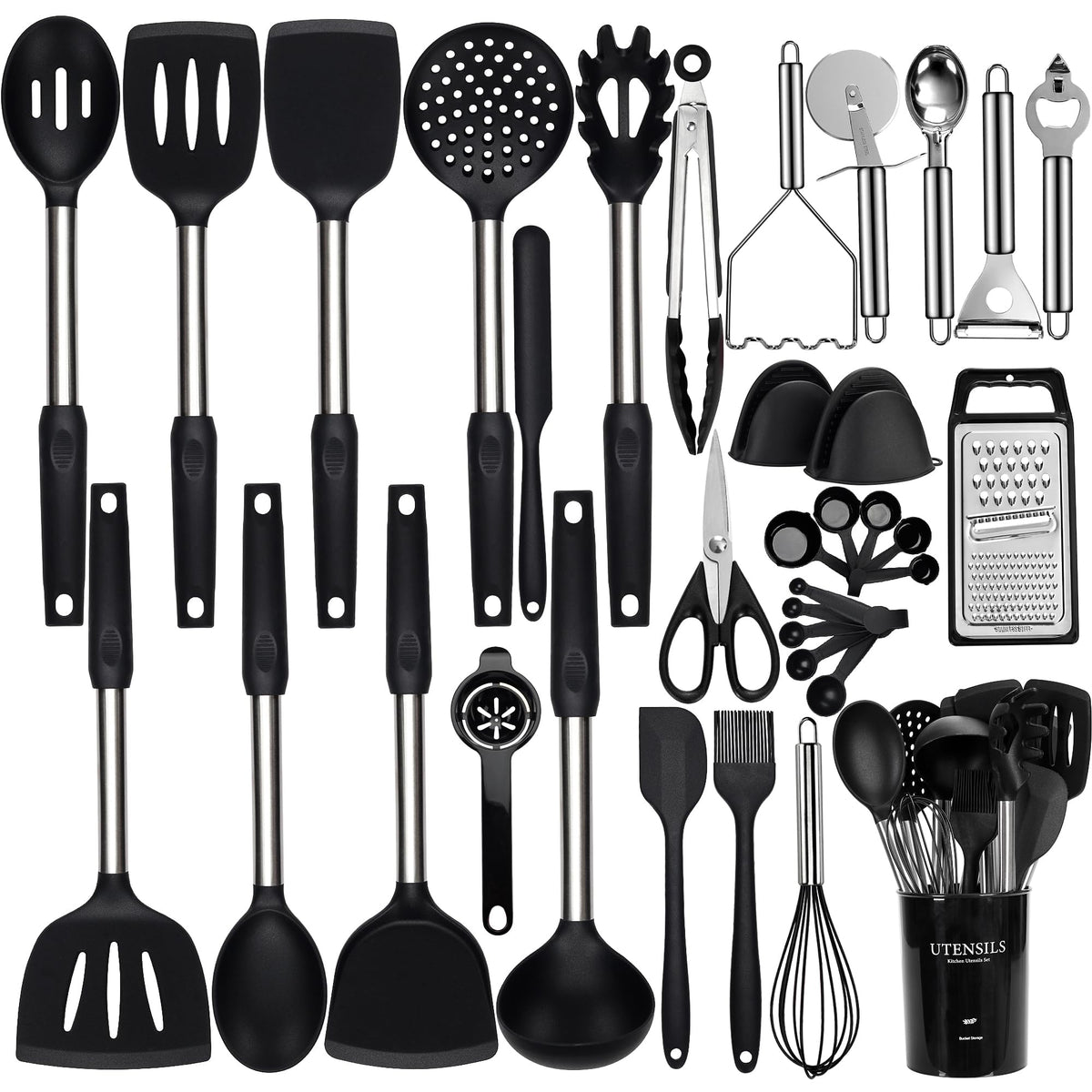 NCUE ensemble face avant montrant 35 pièces pour une cuisine complète