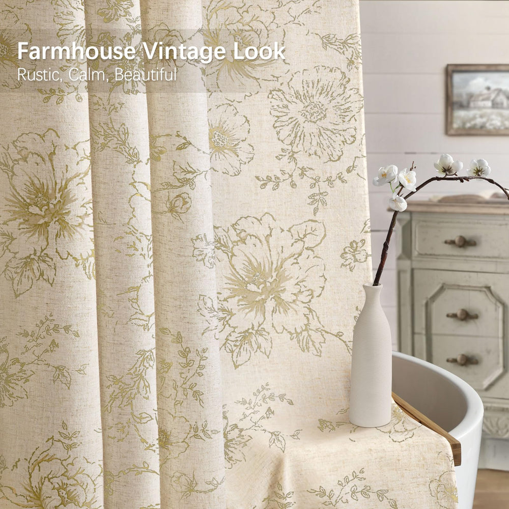NDDYCU gros plan sur le motif floral beige révélant élégance et douceur