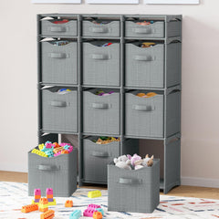 NEATERIZE bac inséré dans un cube montrant texture pratique et accès rapide