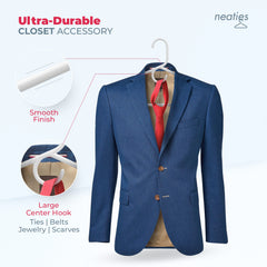 Neaties cintre supportant chemise et veste illustrant tenue stable
