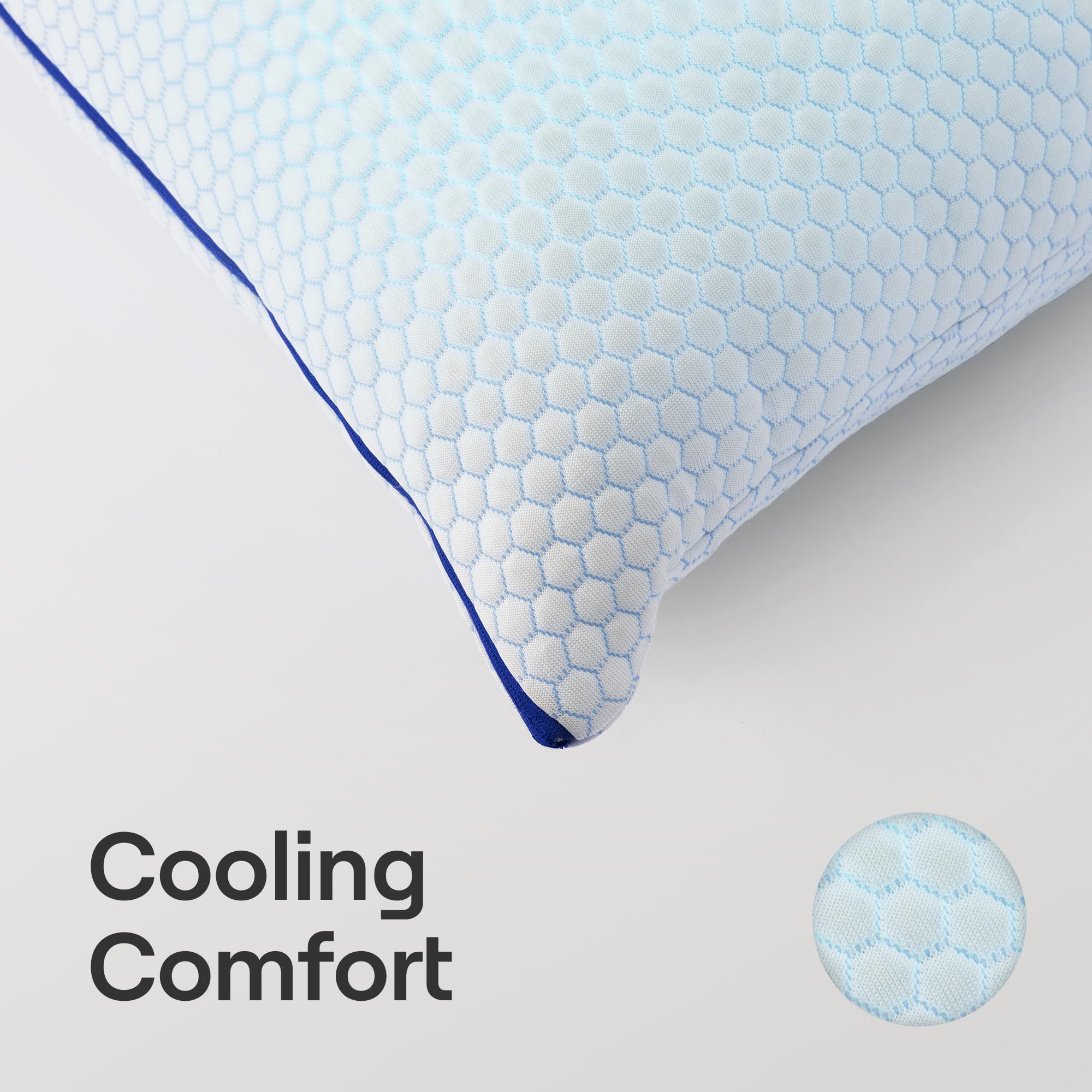 Nectar oreiller en situation sur lit illustrant confort et posture correcte