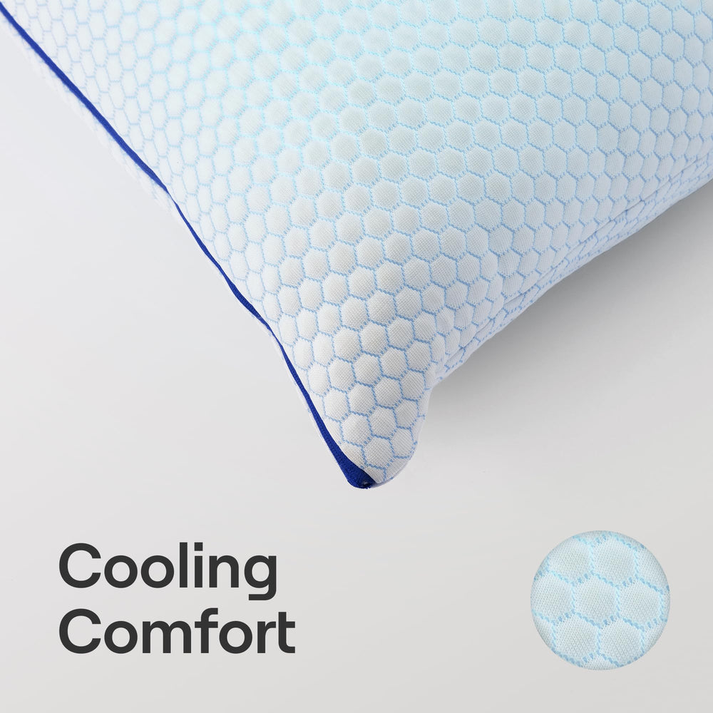 Nectar oreiller en situation sur lit illustrant confort et posture correcte