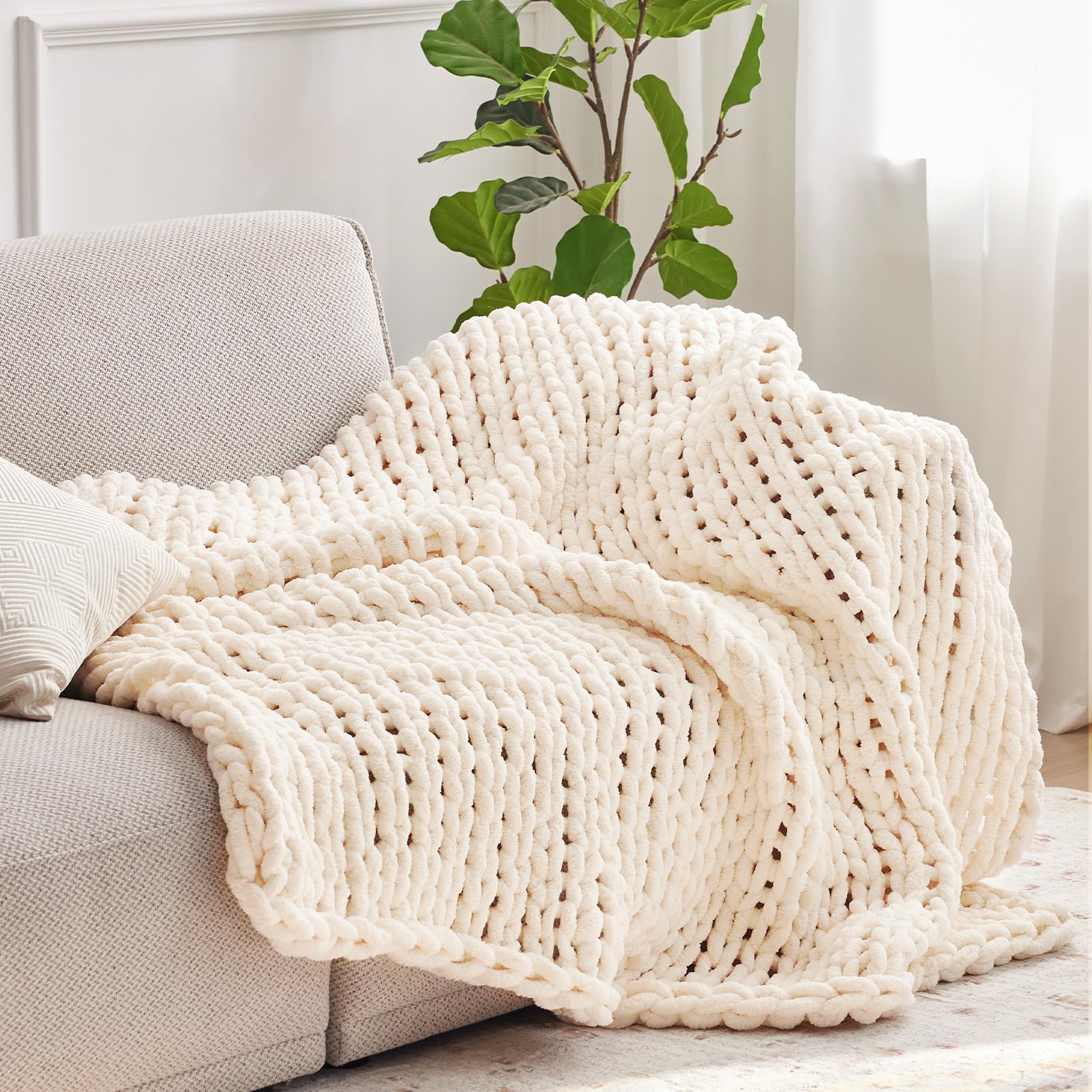 Negwoo gros plan texture chenille montrant douceur et chaleur