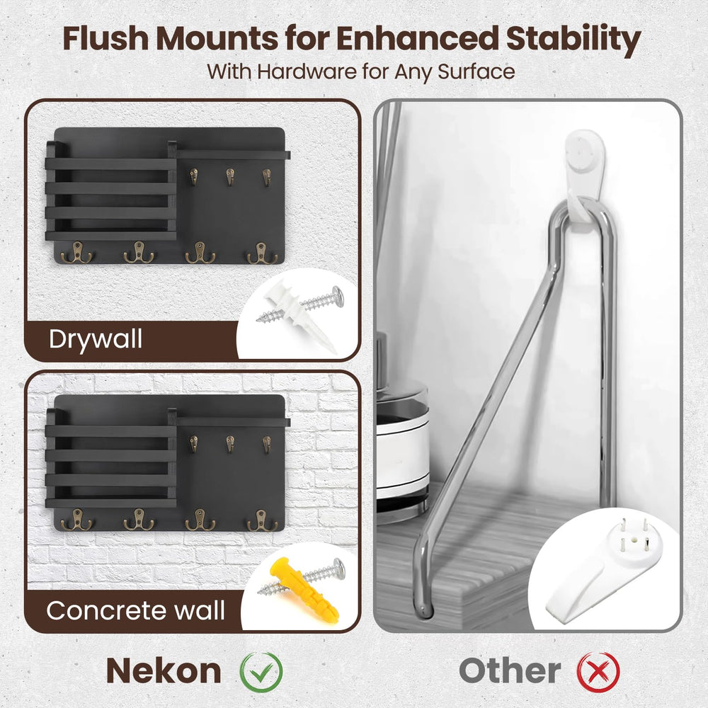 Nekon installé dans une entrée optimisant l'espace et décor de la maison
