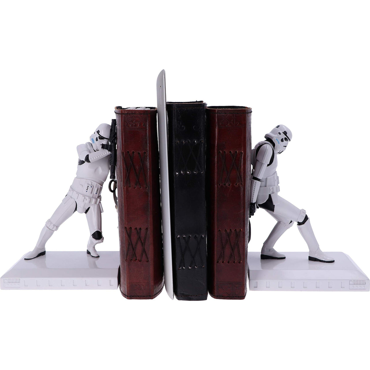 Nemesis Now serre-livres face montrant la pose et maintien des livres