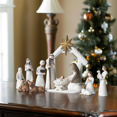 NEROSUN berger avec moutons en pose, ajoute chaleur et réalisme à l’ensemble