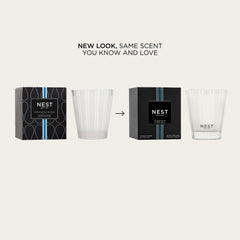 NEST New York verre à rayures givrées montrant finition décorative et chic