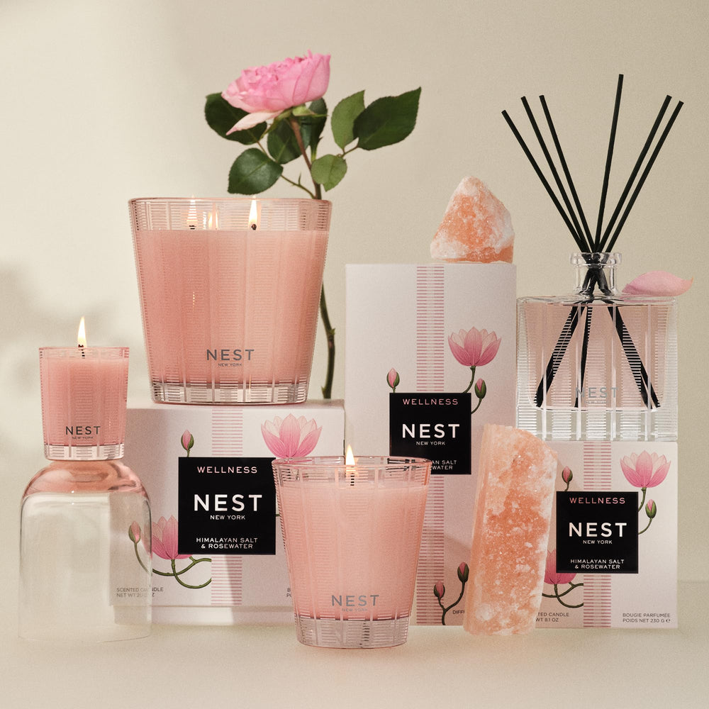 NEST New York bougie à l'échelle pour visualiser taille et capacité