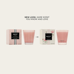 NEST New York texture de cire rose, montre qualité et teinte apaisante