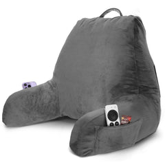 Nestl vue frontale du coussin de lecture offrant un soutien dorsal confortable