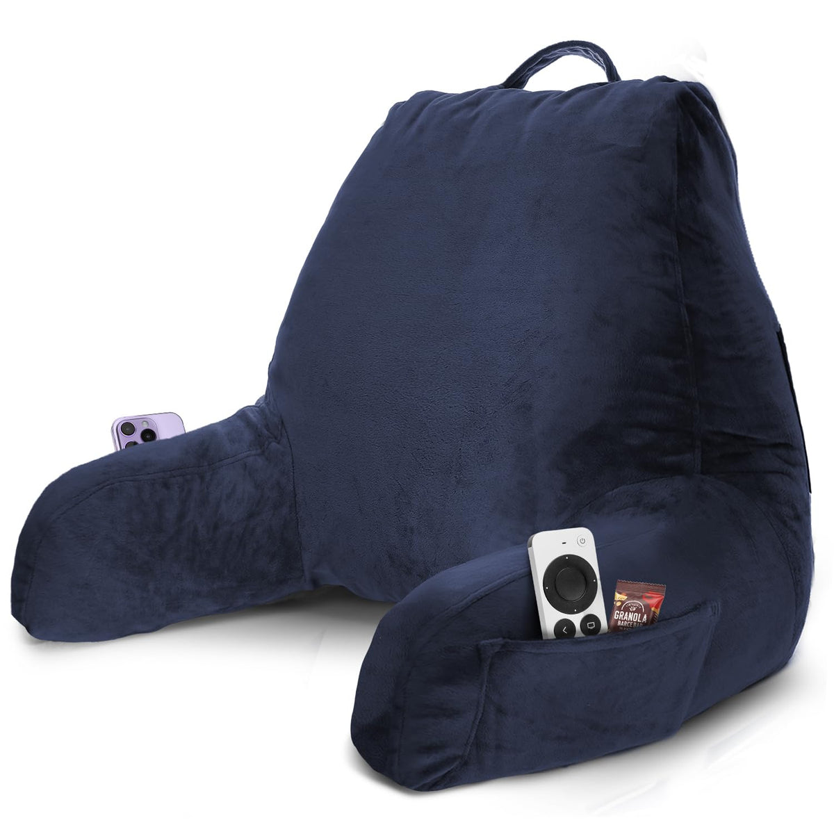 Nestl coussin lecture face avant bleu marine soutien confortable