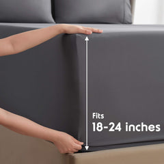 Nestl gros plan de la texture microfibre double brossée pour douceur durable