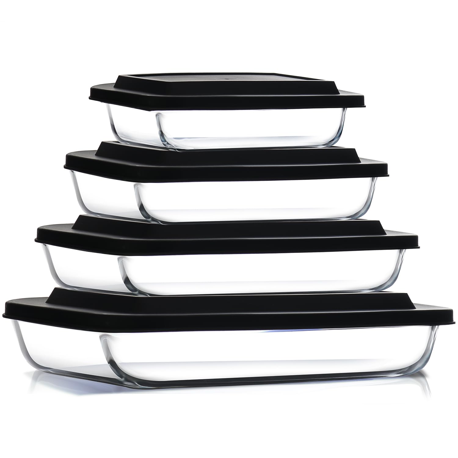 Nestl plat en verre face avant pour cuisson et service élégant