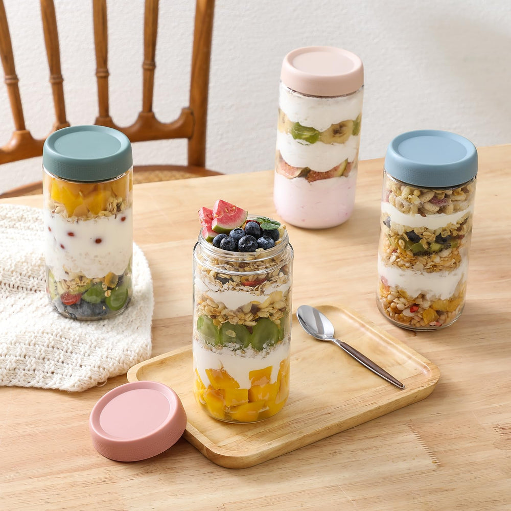NETANY bocal en usage avec salade en couches pratique pour transport