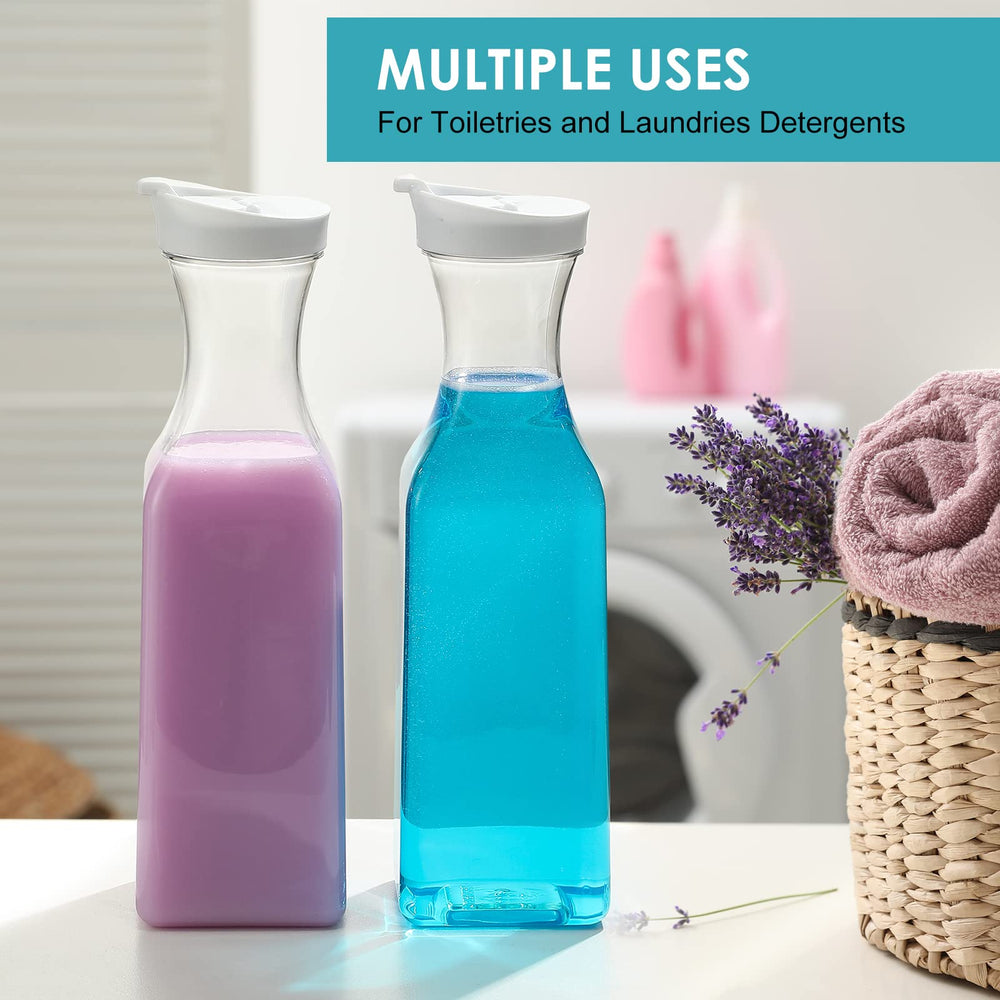 NETANY lot de six carafes empilées pour rangement économique et festif