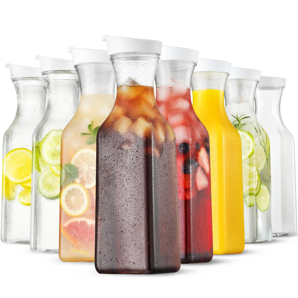 NETANY carafe face avant montrant la clarté et la capacité pour un service élégant