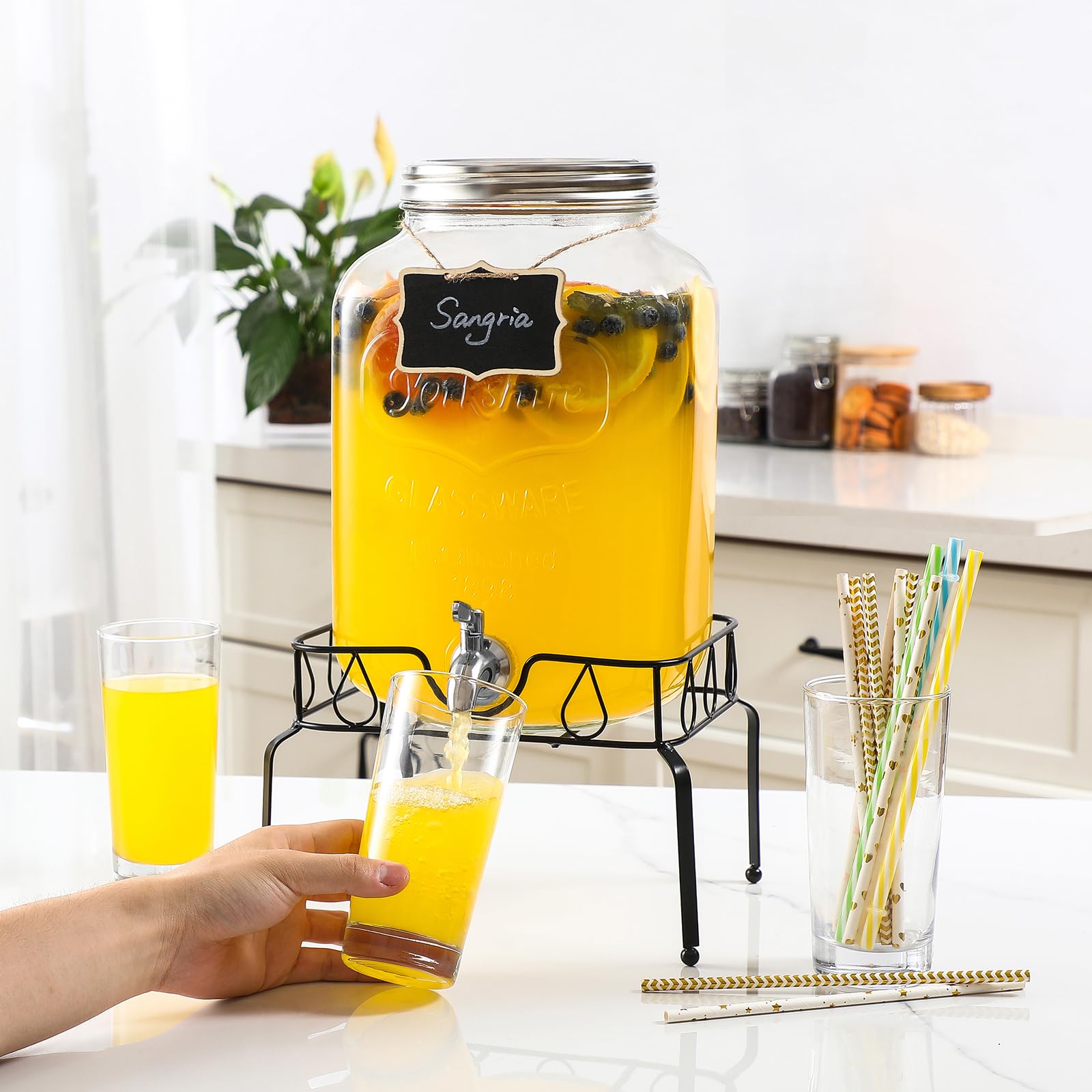 NETANY comparaison taille montre capacité 2 gallons et gain de place