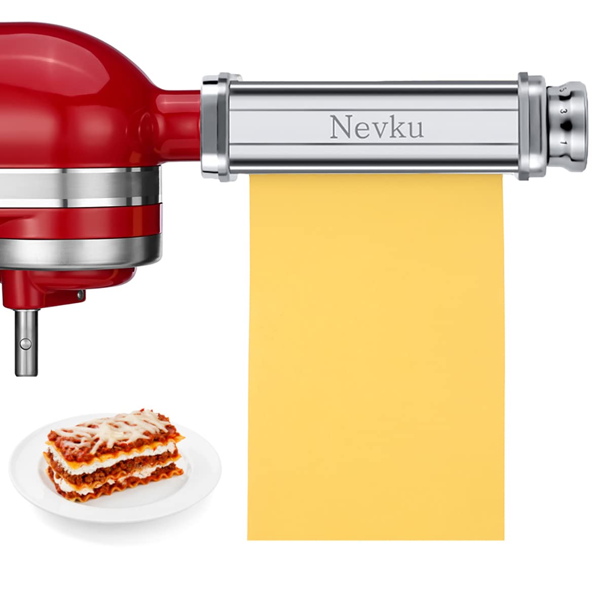 NEVKU vue avant du laminoir en inox montrant robustesse et finition