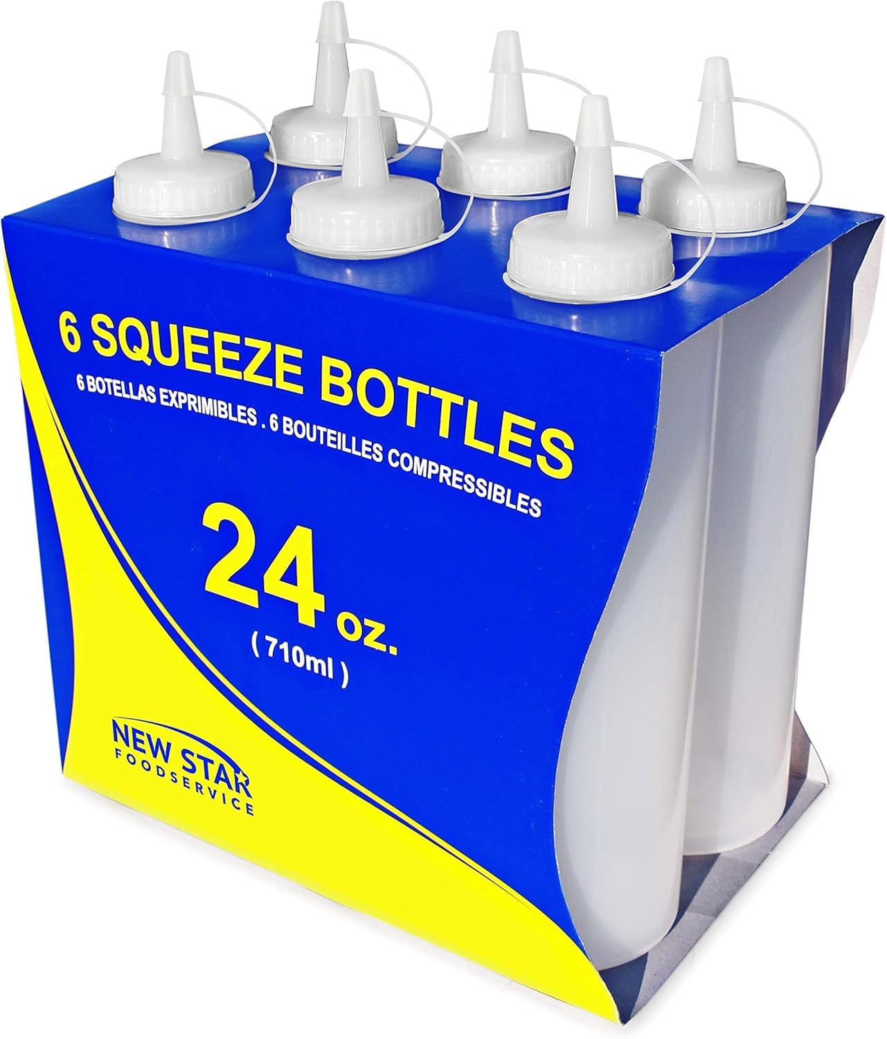 New Star Foodservice flacon 24 oz face avant montrant capacité et praticité