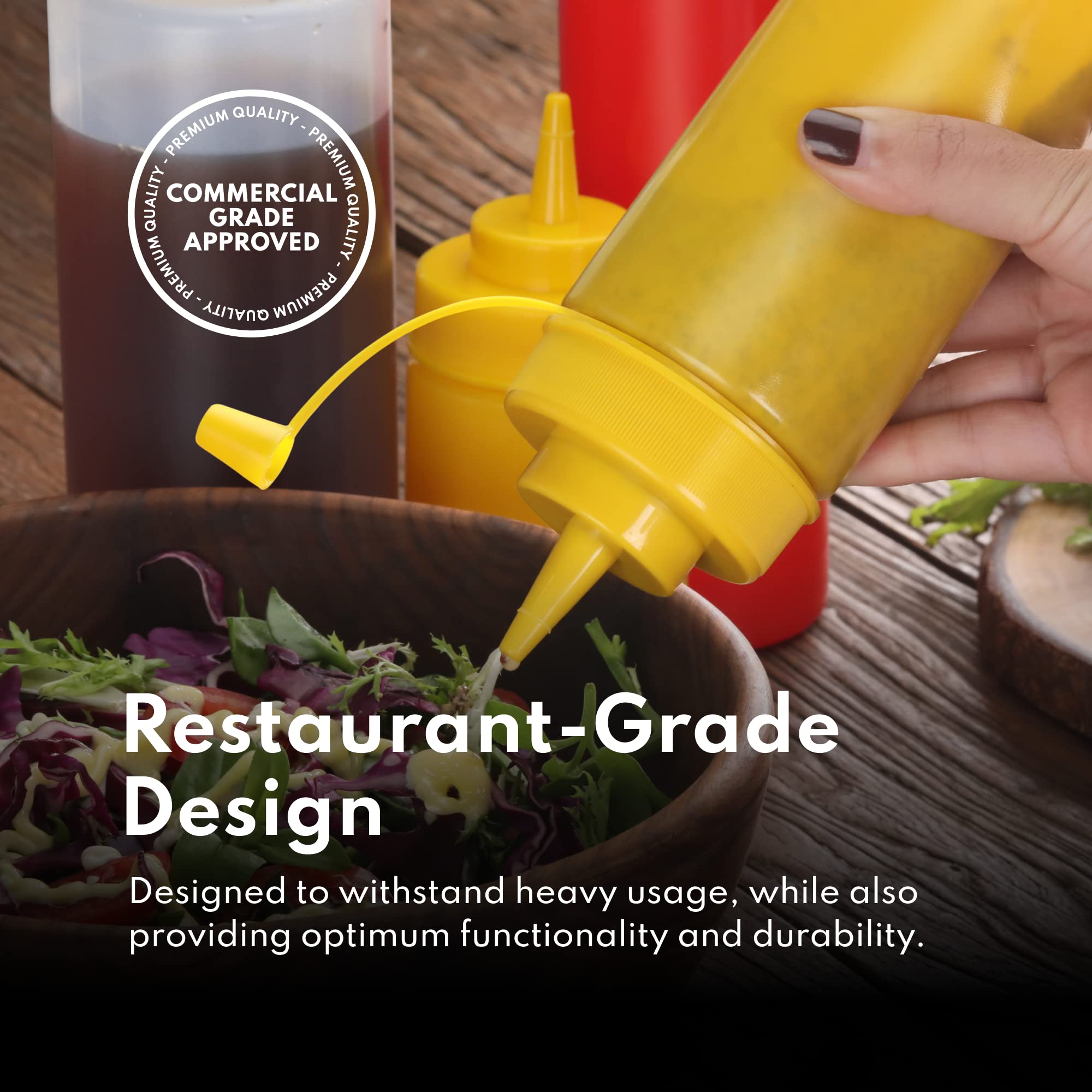 New Star Foodservice gros plan embout ouvert pour dosage précis et propre