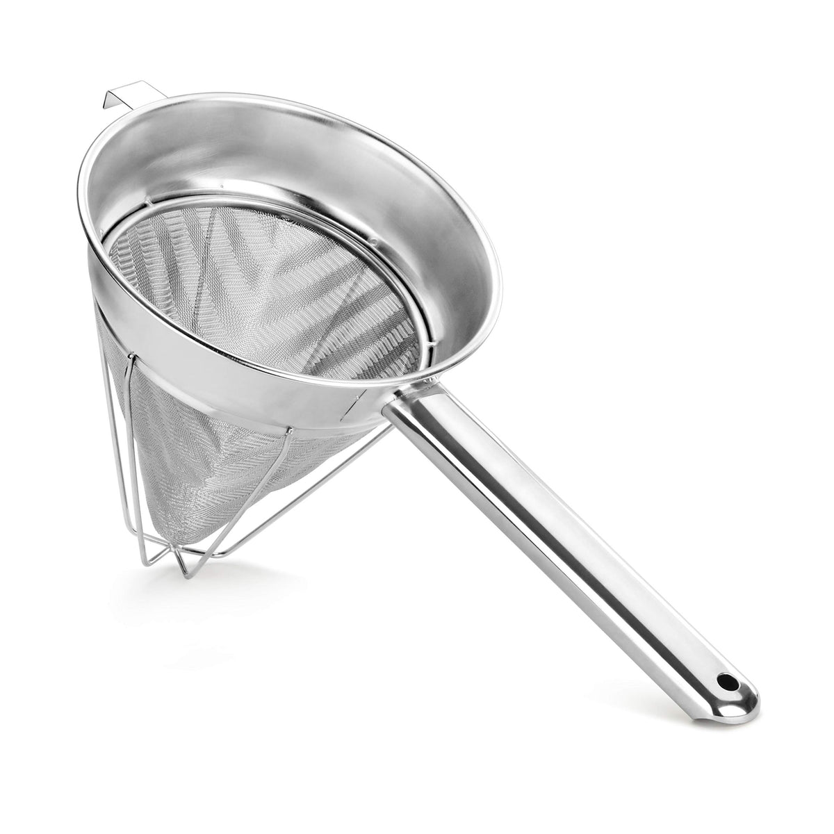 New Star Foodservice passoire frontale montrant la forme et l'ergonomie, durable