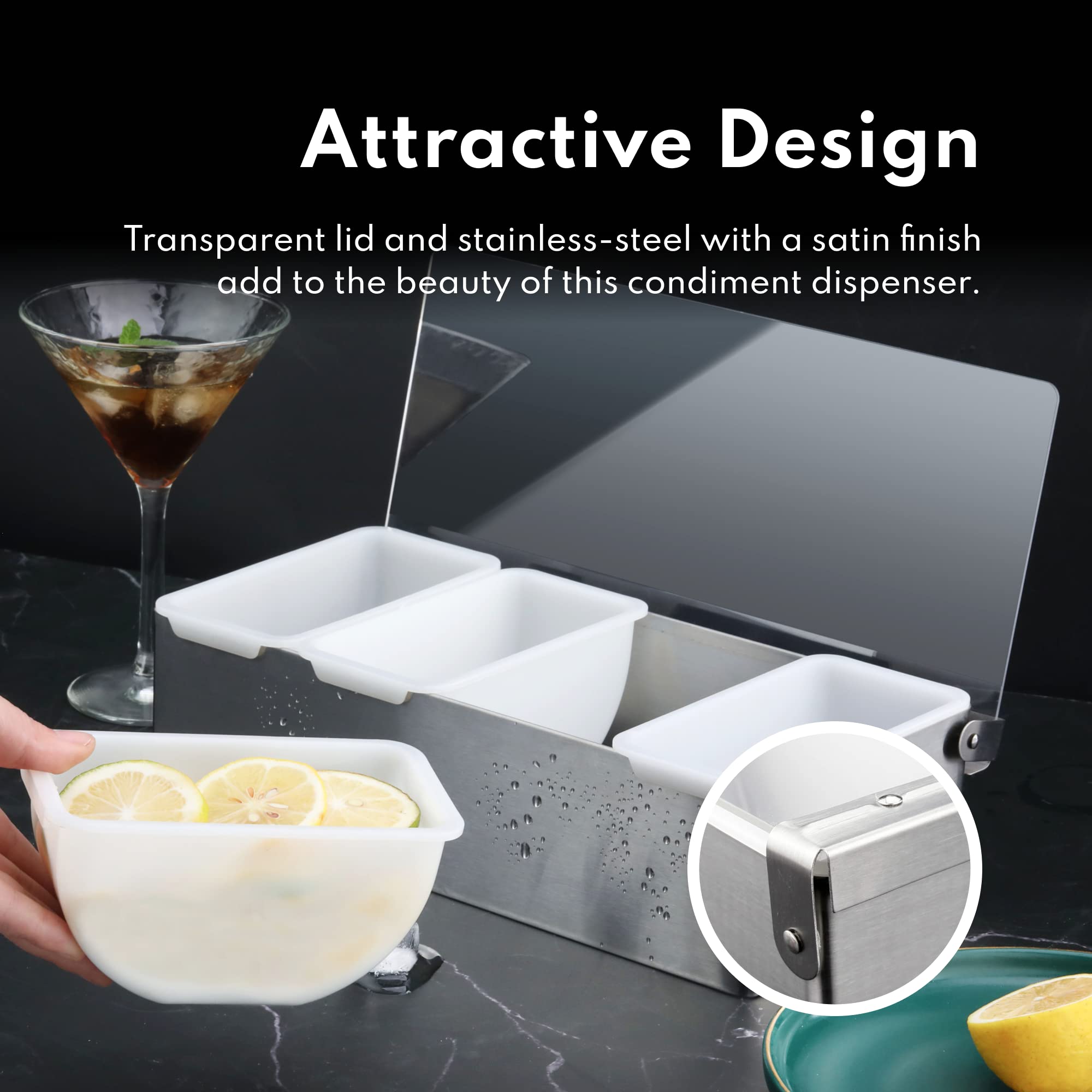 New Star Foodservice - comparaison d'échelle avec une main pour visualiser taille compacte